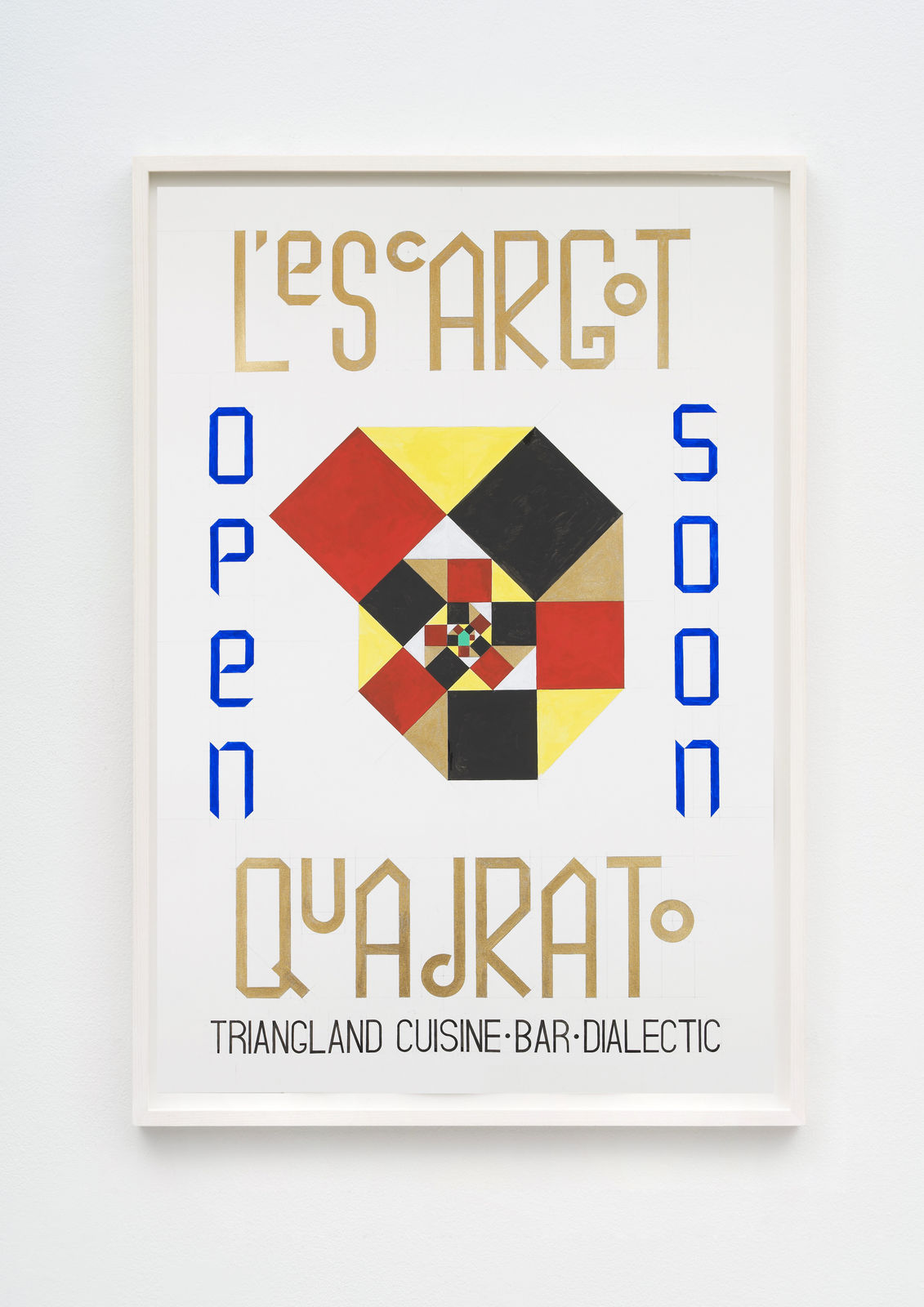 A mixed media poster 