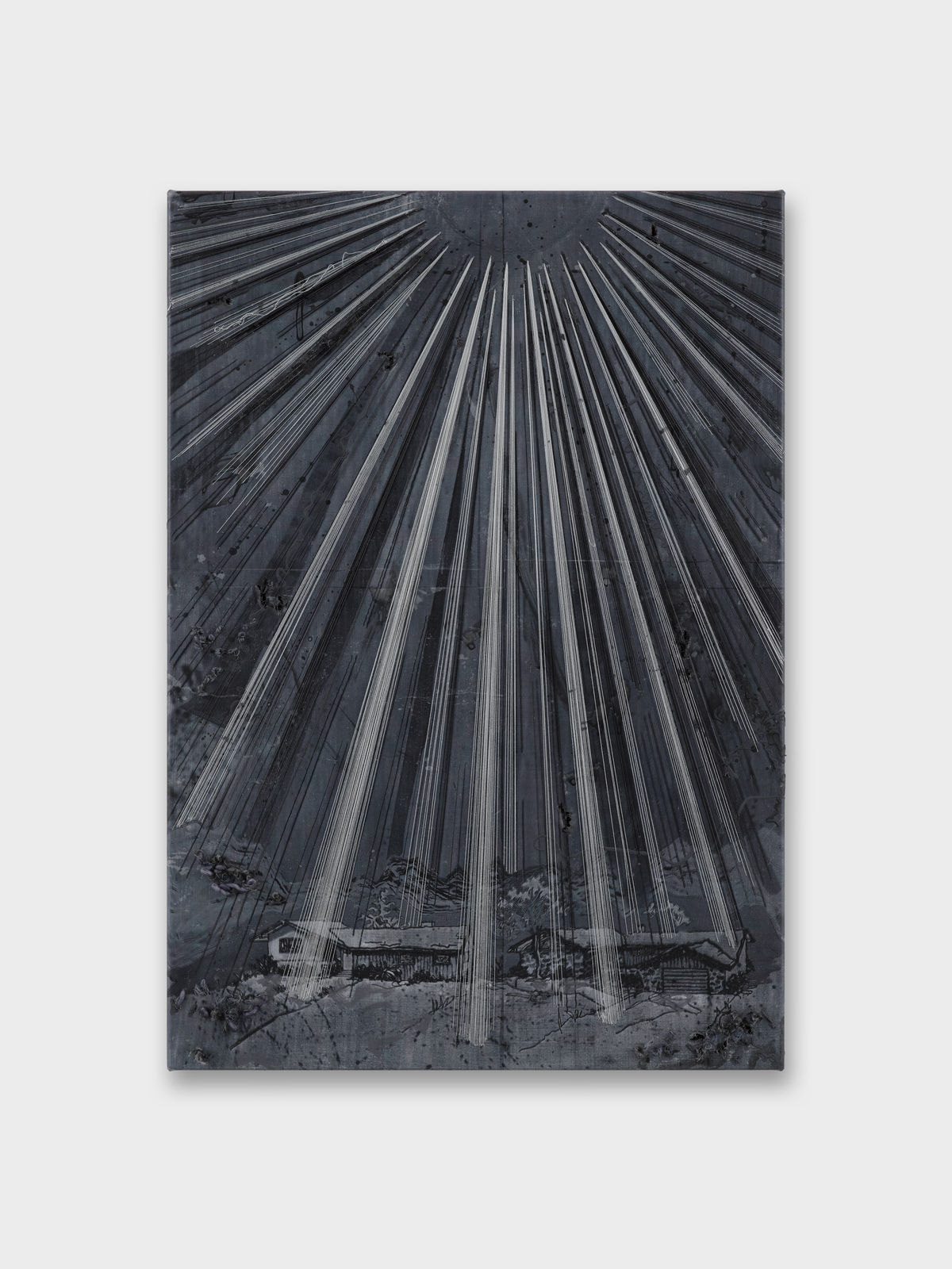 Michael Raedecker, demo (living end), 2025