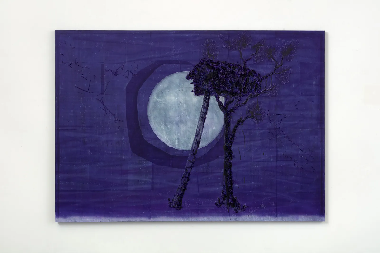 Michael Raedecker, stage, 2019