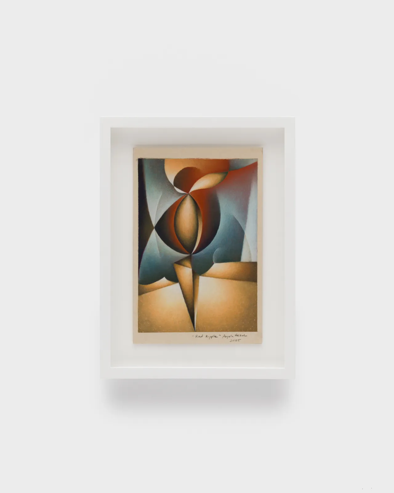 Angela Heisch, Red Ripple, 2025