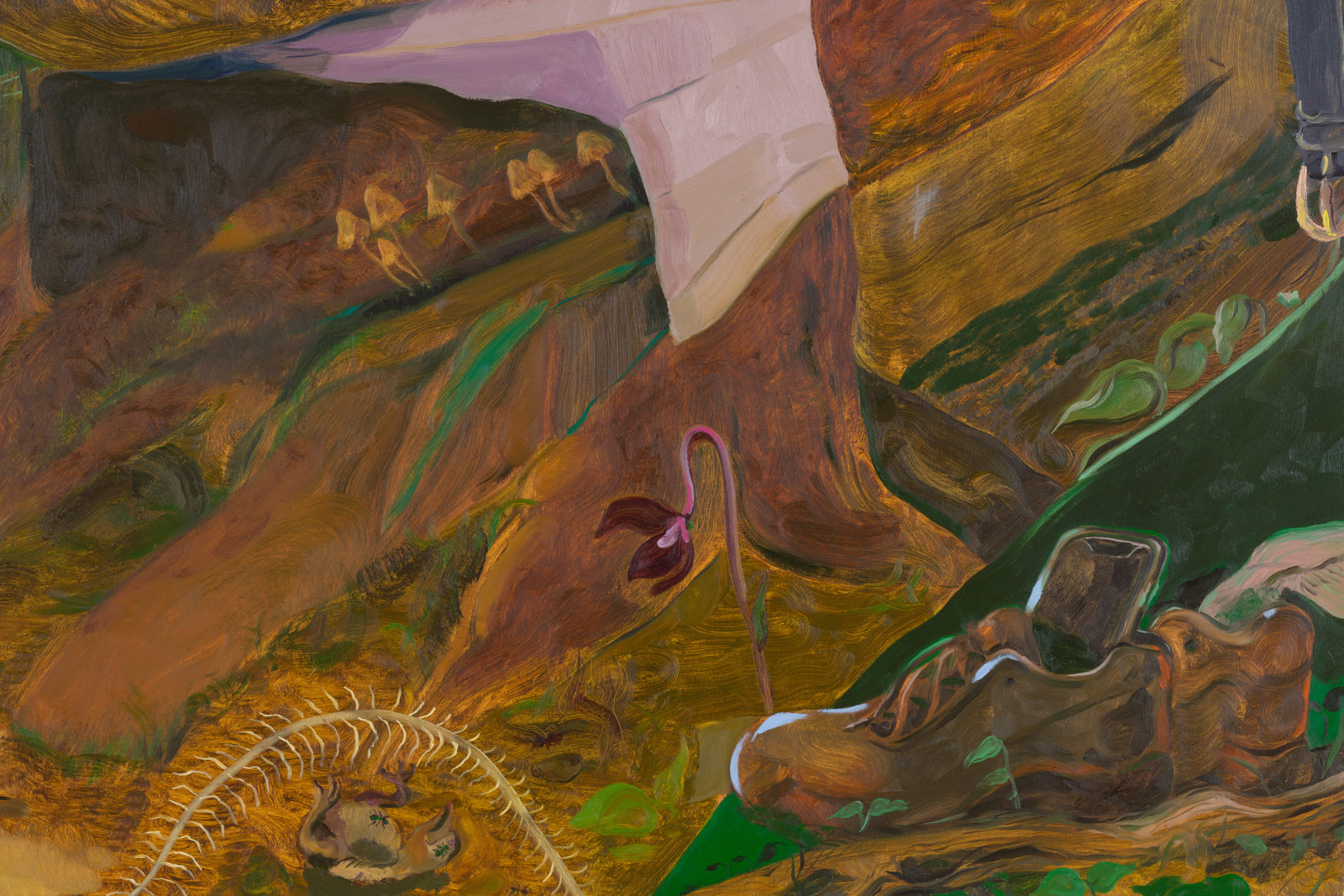 Anthony Cudahy, Eveningdawn (Reverse Pareidoliac Figure), 2022