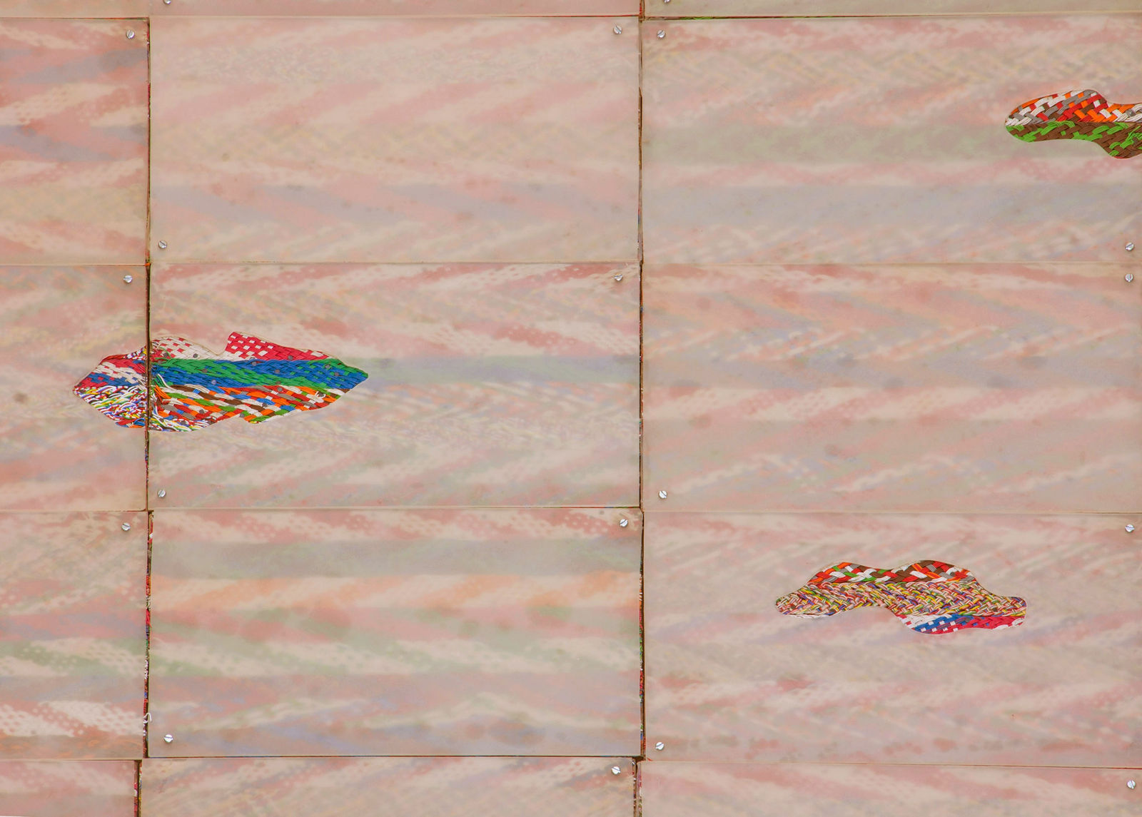 Elias Sime, Tightrope: Behind the Cloud (1), 2017