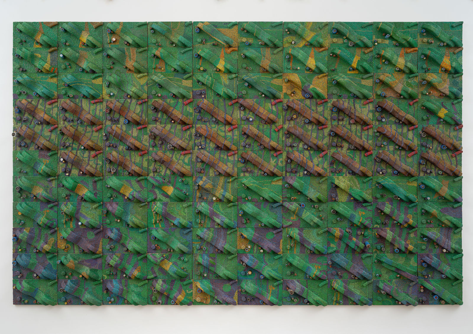 Elias Sime, TIGHTROPE: Behind the Processor #6, 2022