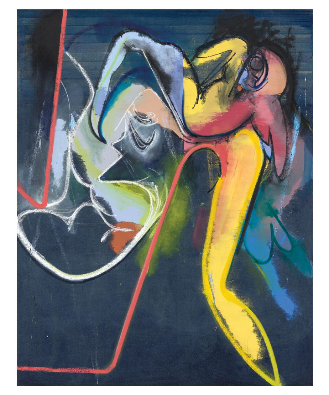 Daniel Richter, UNSER DIE ZUKUNFT, 2019