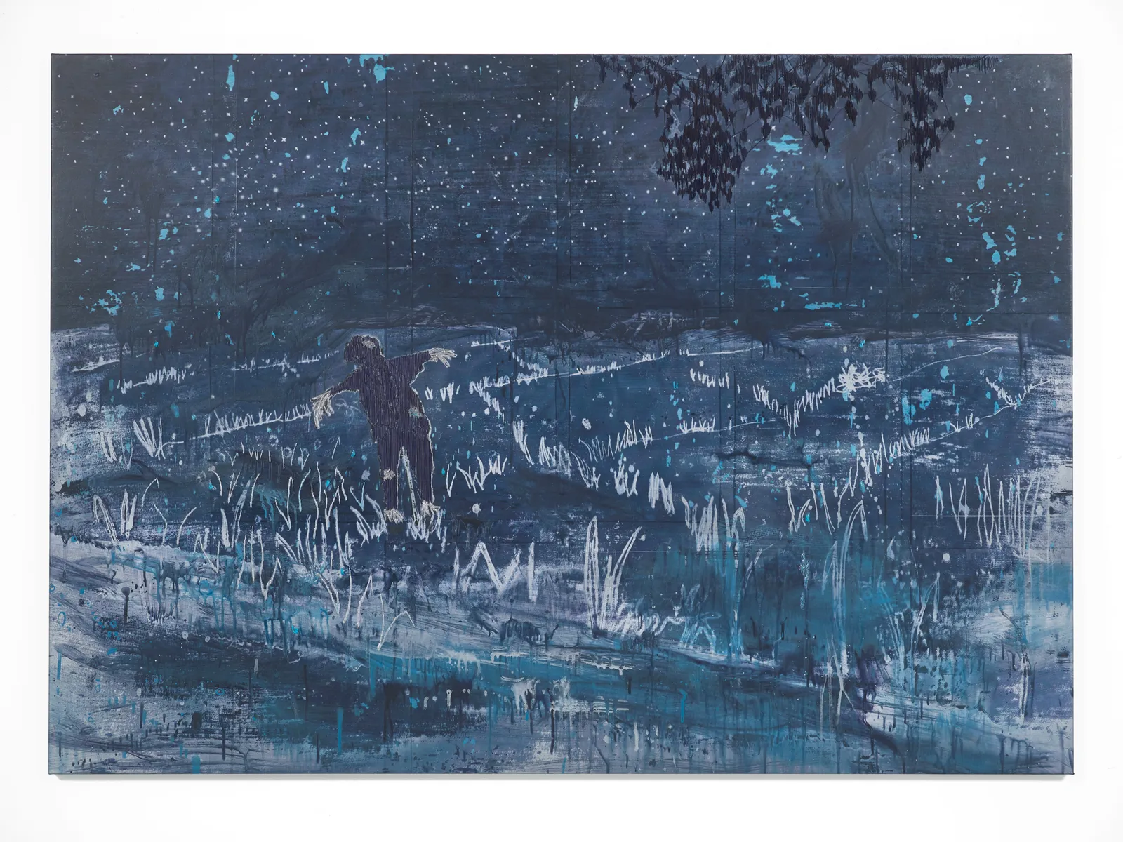 Michael Raedecker, pathway, 2021