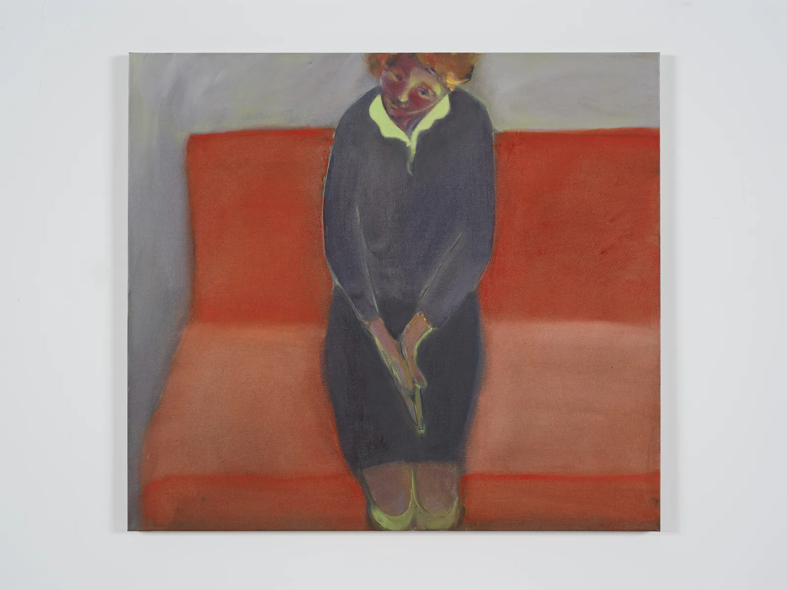 Rosalind Nashashibi, Girl on a bench, 2021