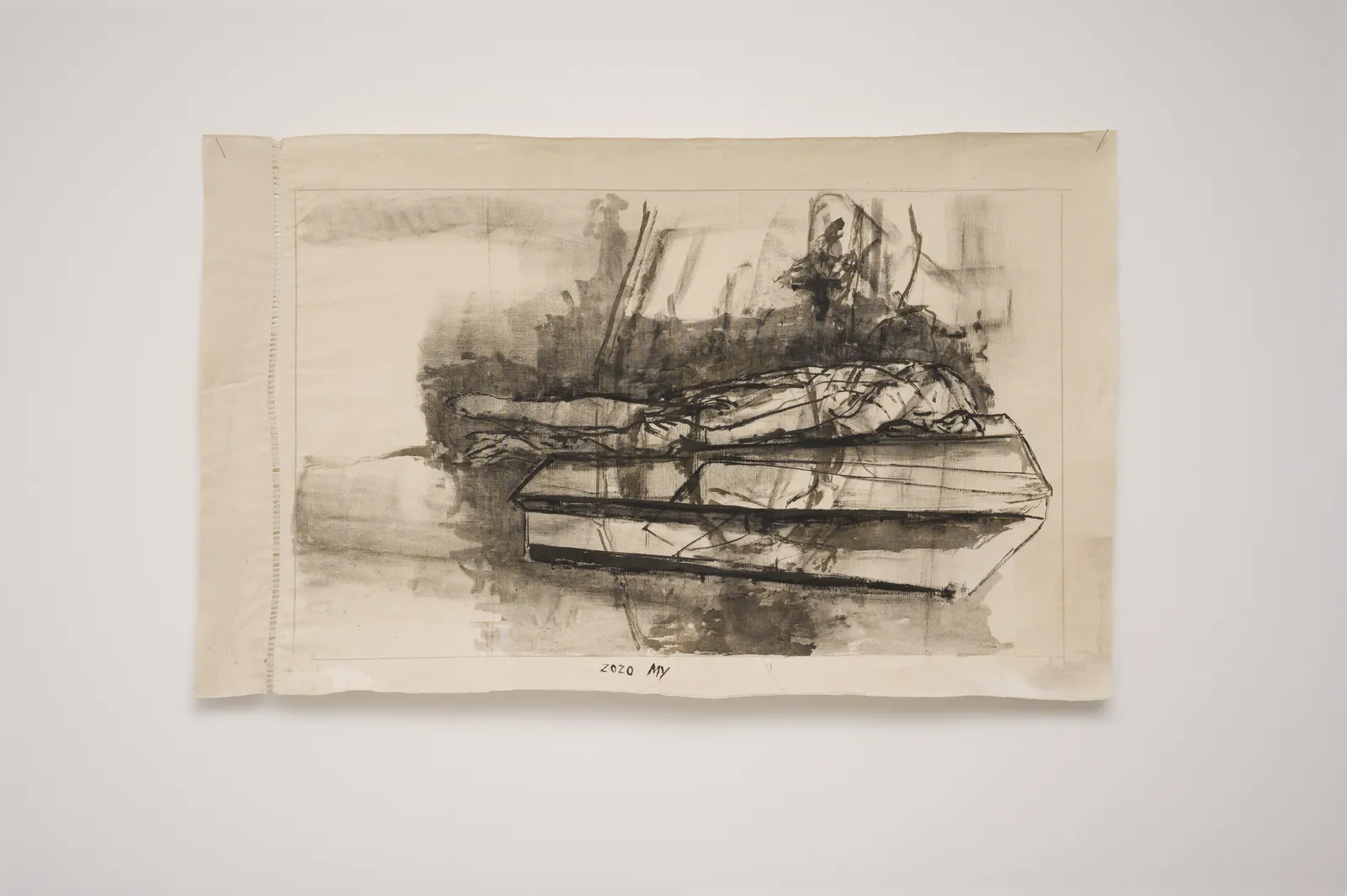 Miguel Ybáñez, Disuelto entre negra tinta y sulfuro de hierro, 2020