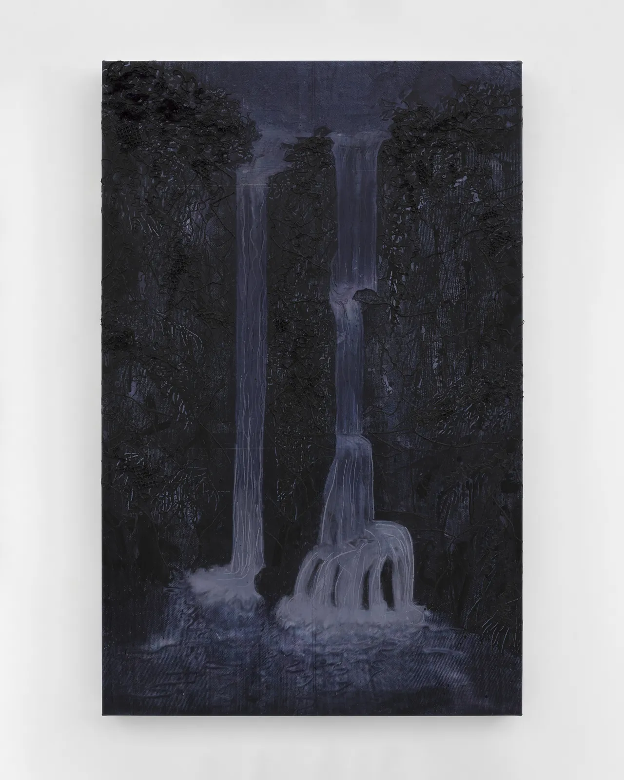 Michael Raedecker, prompt, 2025