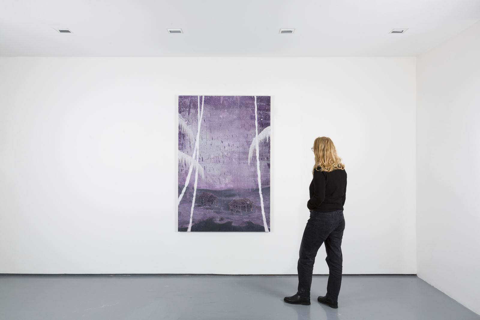 Michael Raedecker, stray, 2020