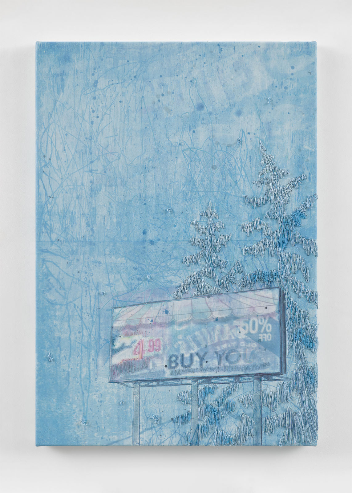 Michael Raedecker, demo (spreader), 2025