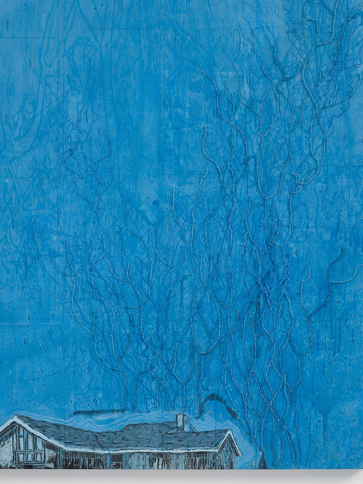 Michael Raedecker, radiate, 2024