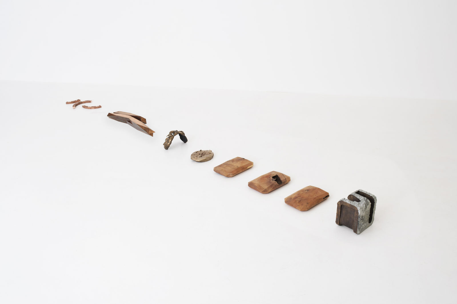 Lucy Skaer, A Day with Breeze and Fog, Hare Springs from the Yew Woods Over Marsh’s Pool, Knocks the Bough, Caterpillars Fall Twisting to the Ground, 2018