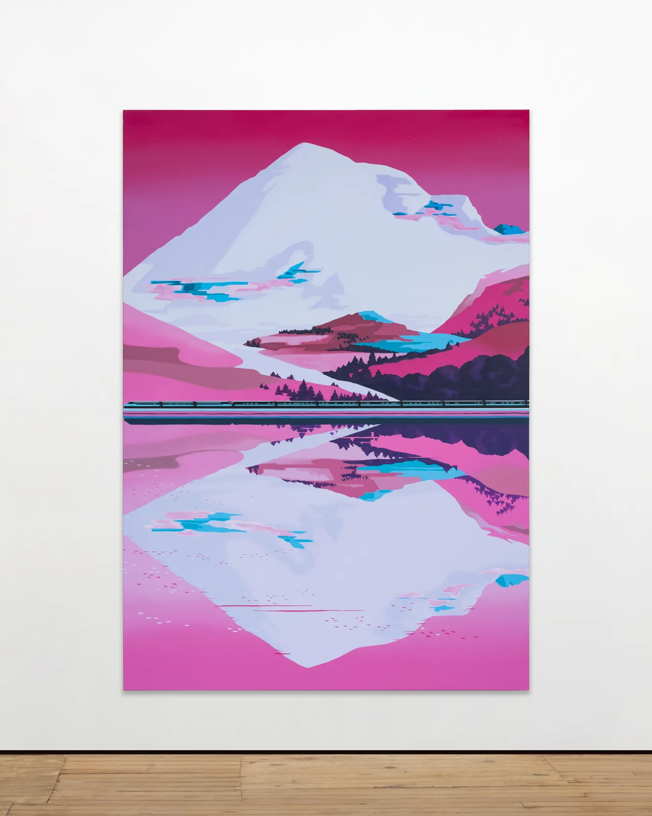 Alex Dordoy, Flamingo, 2024