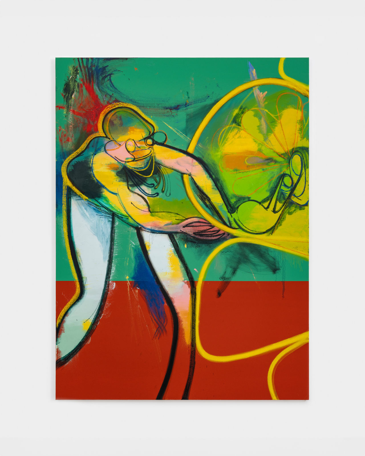 Daniel Richter, barbarischer Frühling, 2022