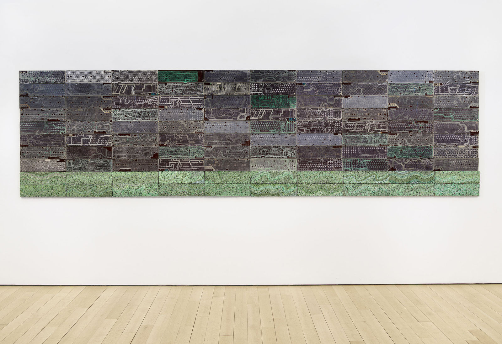 Elias Sime, Tightrope: Hidden Figures (2), 2017