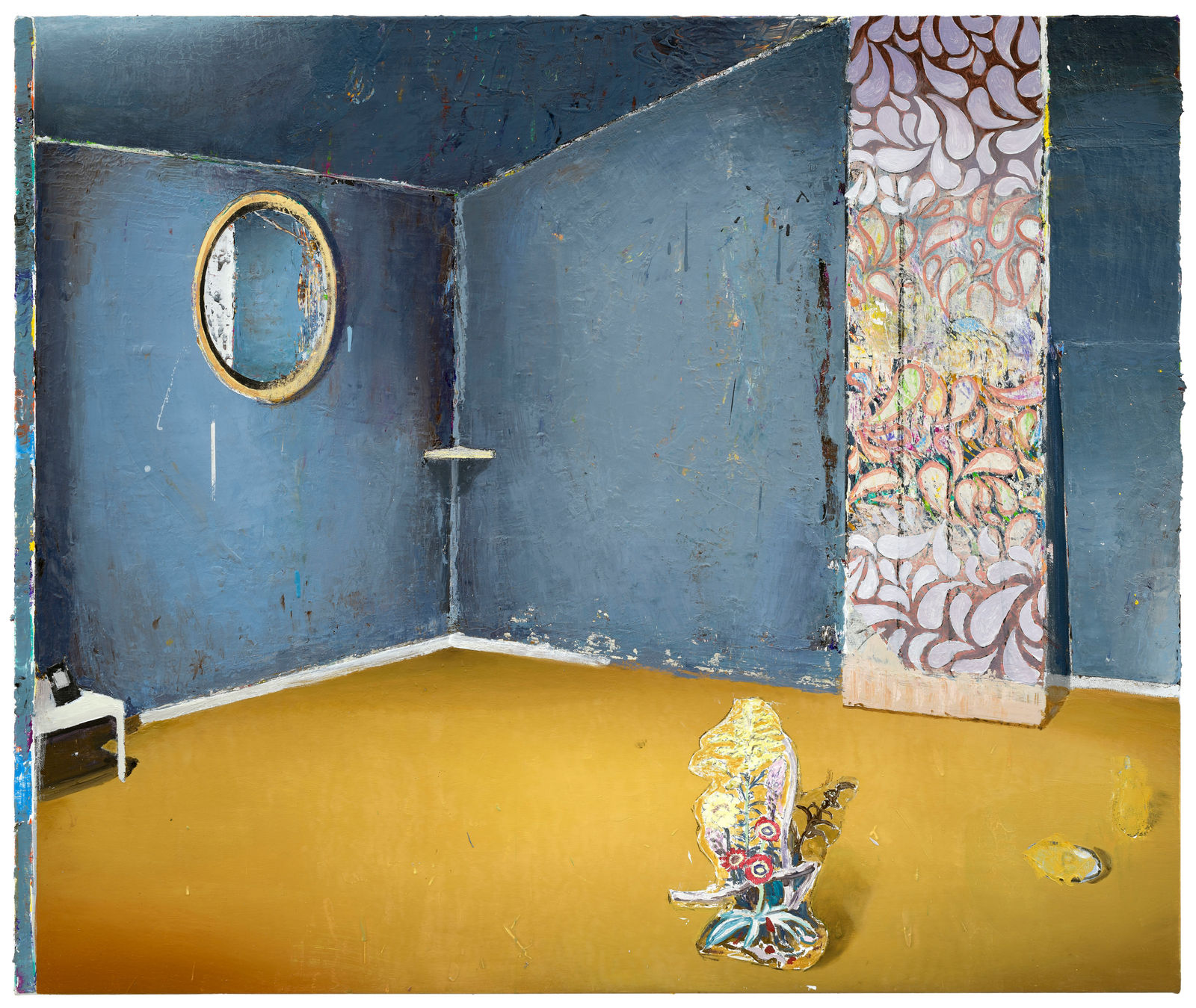 Matthias Weischer, Blue Corner, 2020