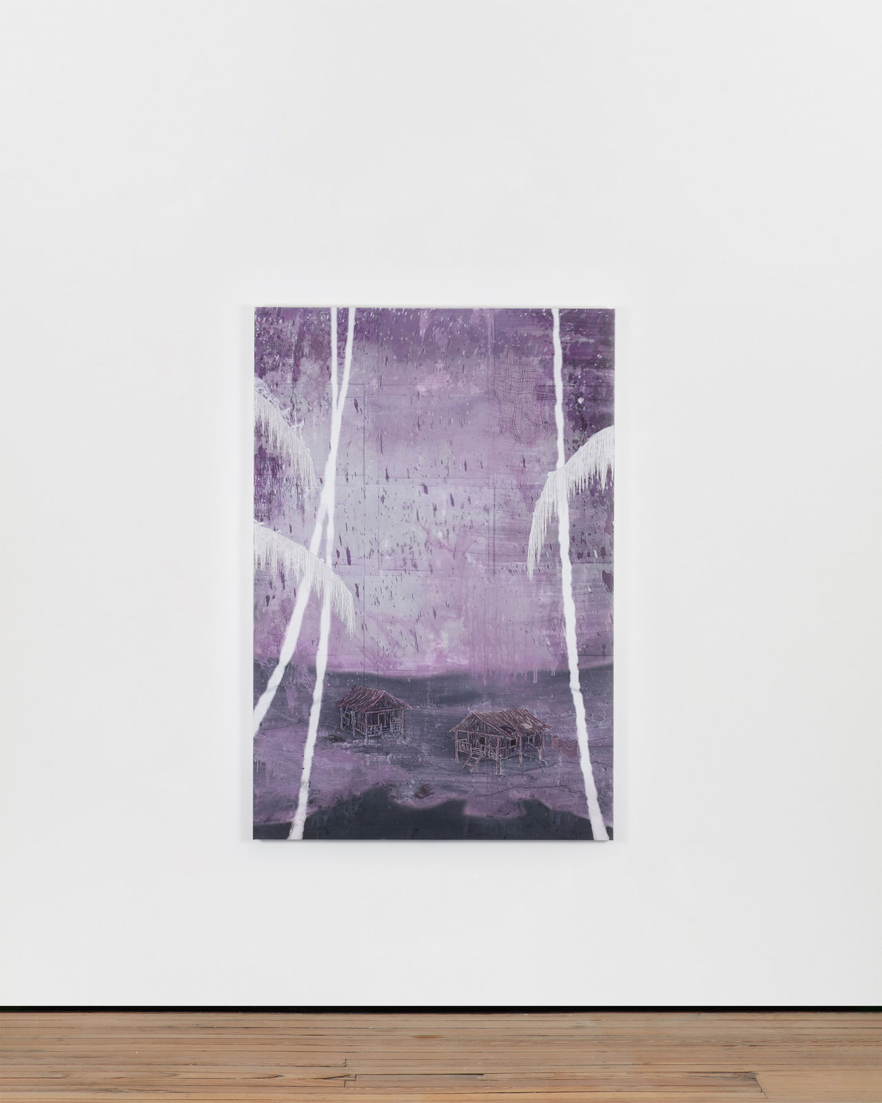 Michael Raedecker, stray, 2020