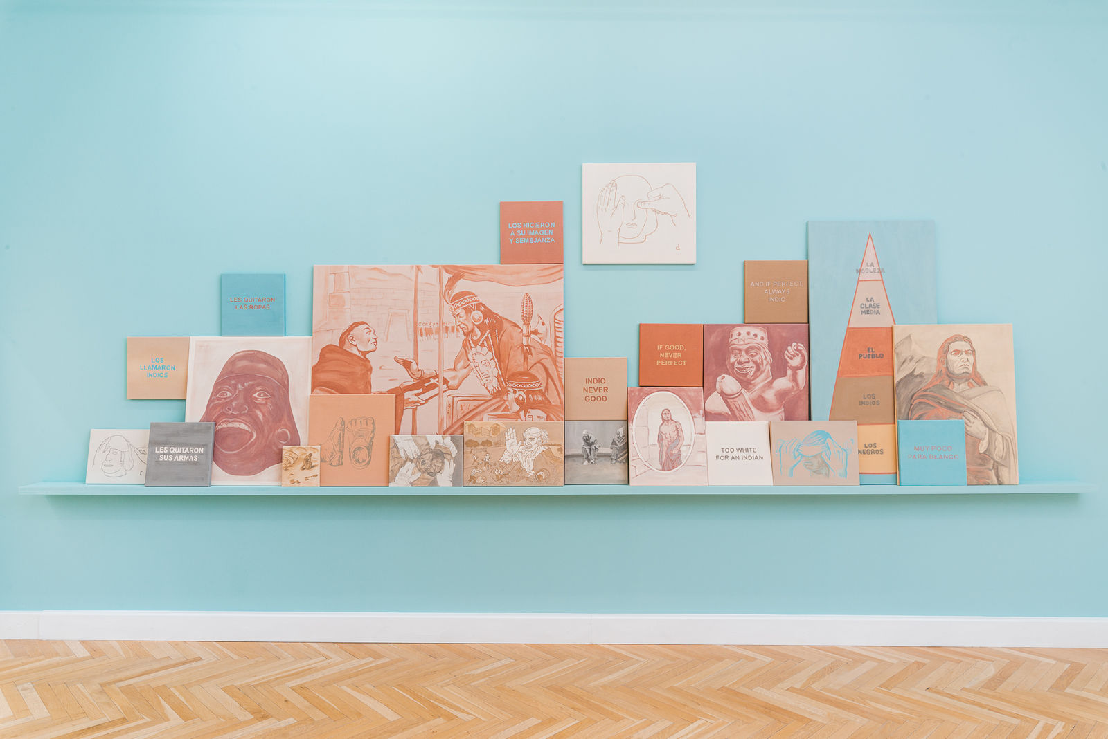 Claudia Martínez Garay, Muy blanco para indio y muy poco para blanco / Too white for a cholo, not enough for a white man, 2020