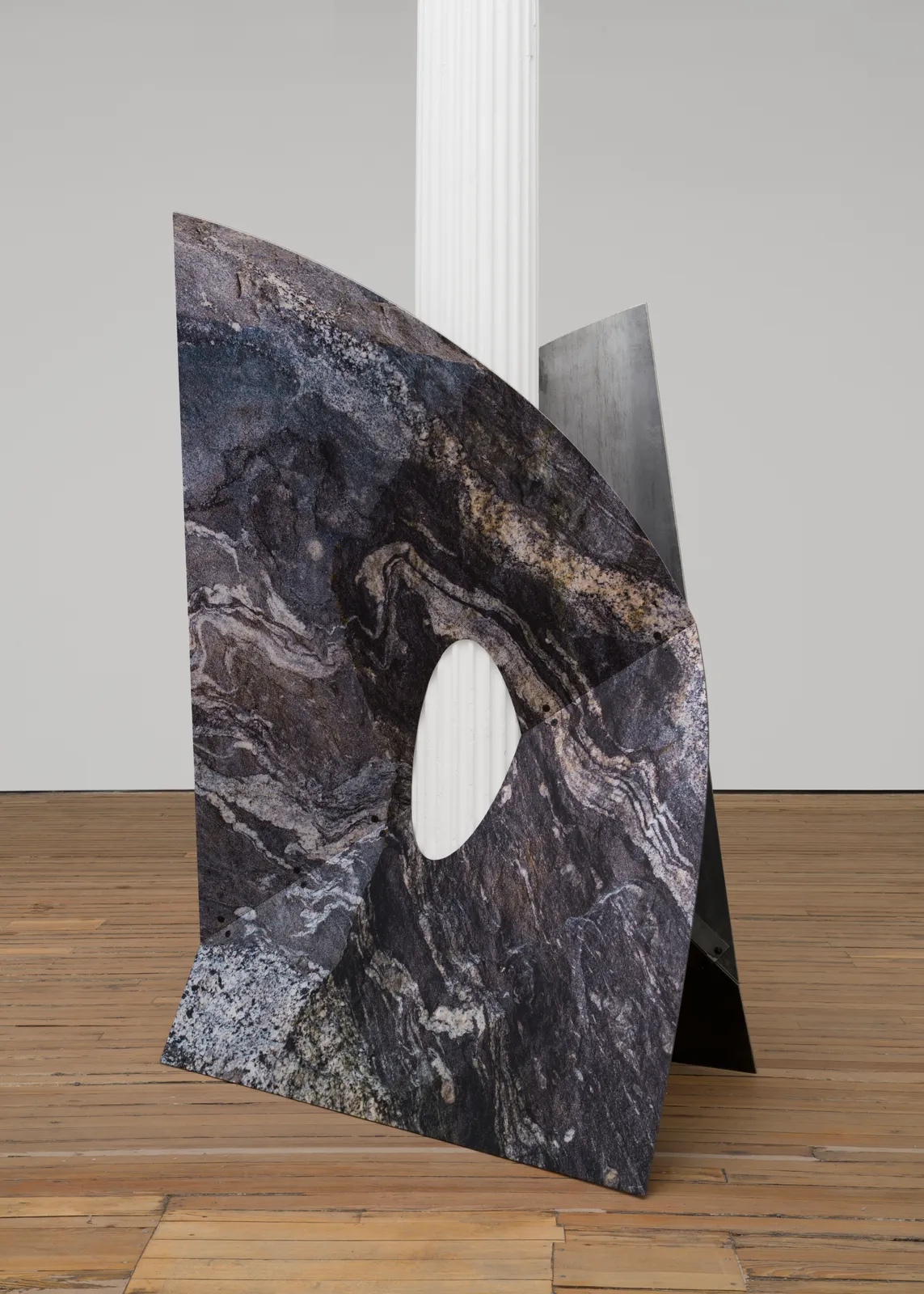 Letha Wilson, Double Notched Steel Column Hold, 2026