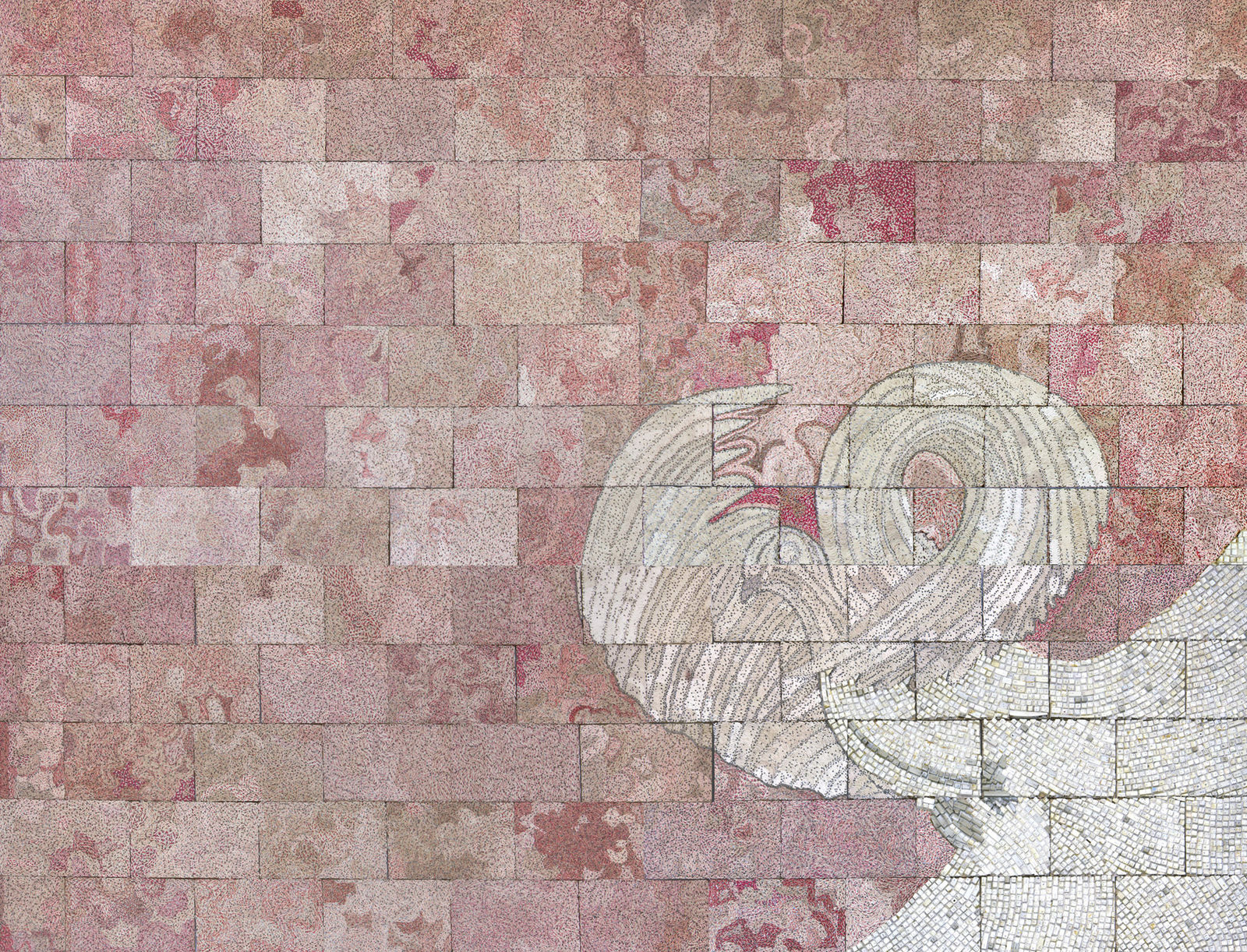 Elias Sime, Tightrope: I Want to Slow Down and Think, 2017