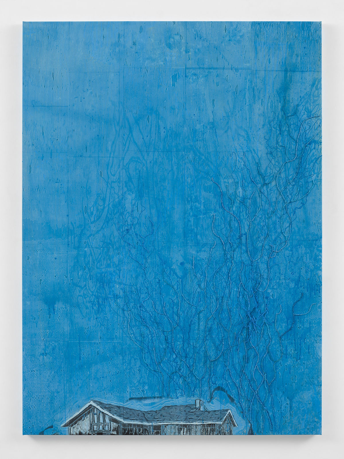 Michael Raedecker, radiate, 2024