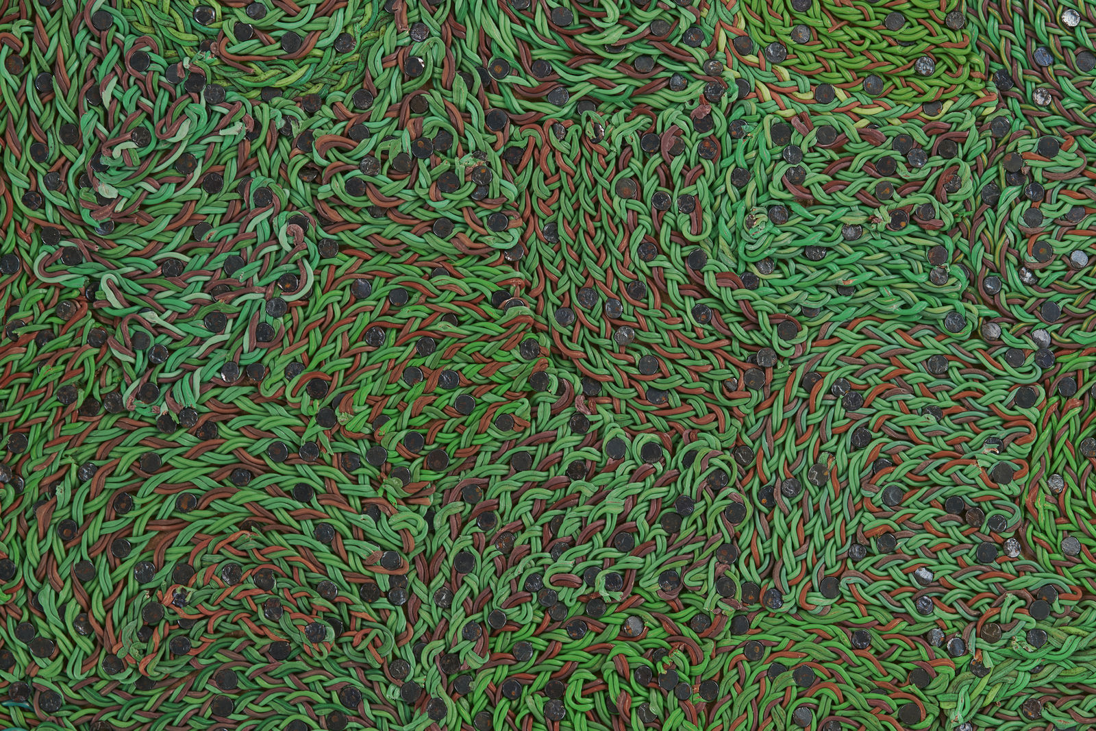 Elias Sime, TIGHTROPE: ECHO!?, 2020