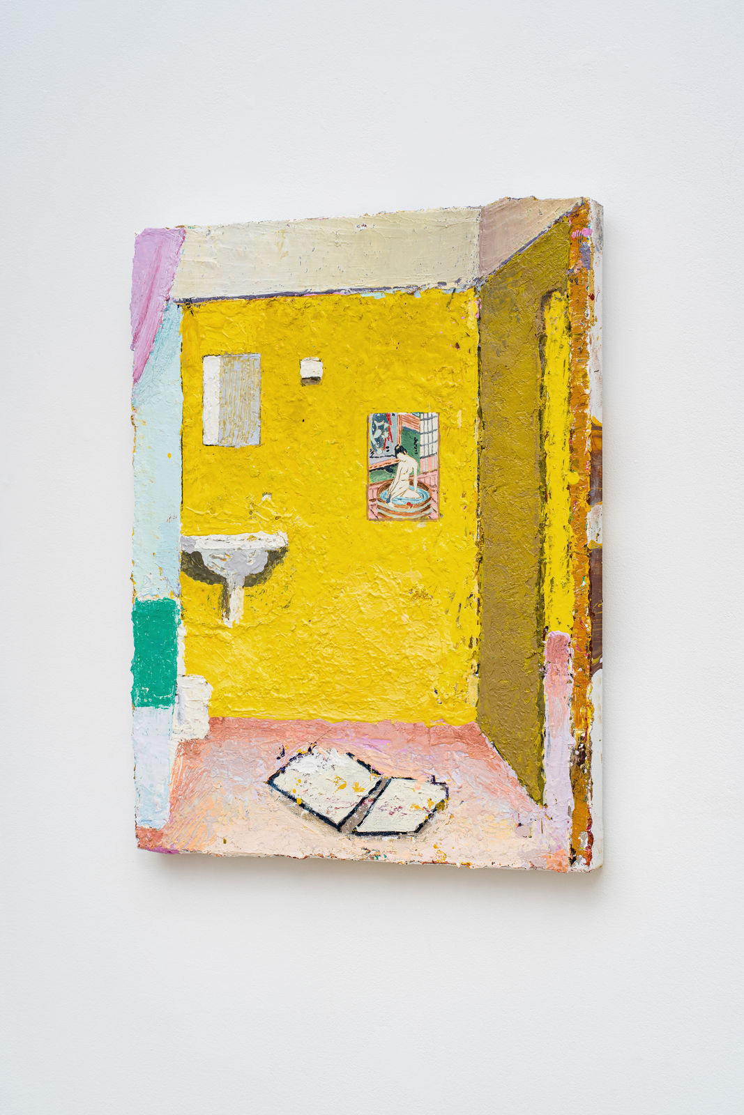 Matthias Weischer, Nasszelle, 2021