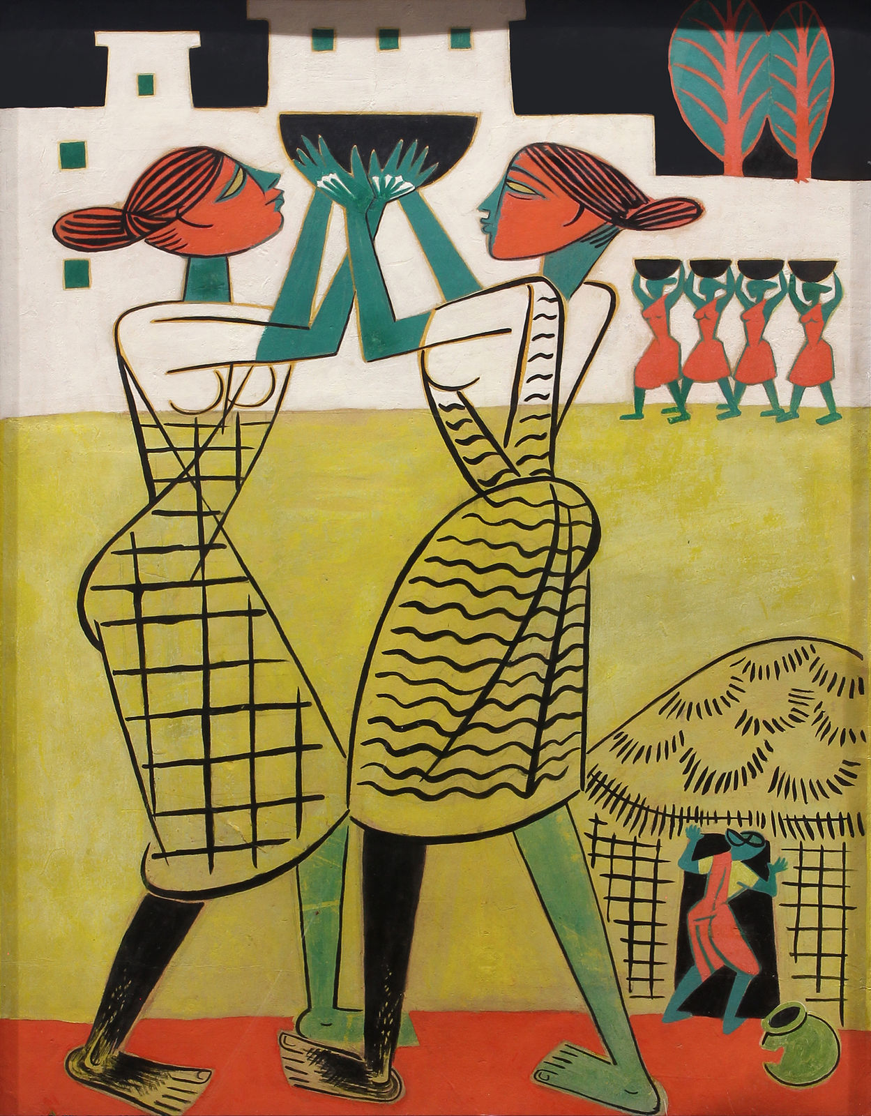 Kattingeri Krishna Hebbar, Workers, 1954