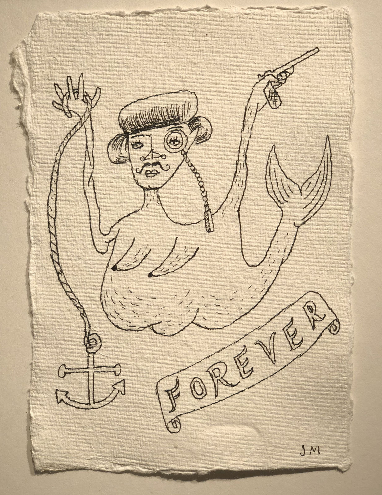 Jim Moir, Design for a Tattoo, 2018