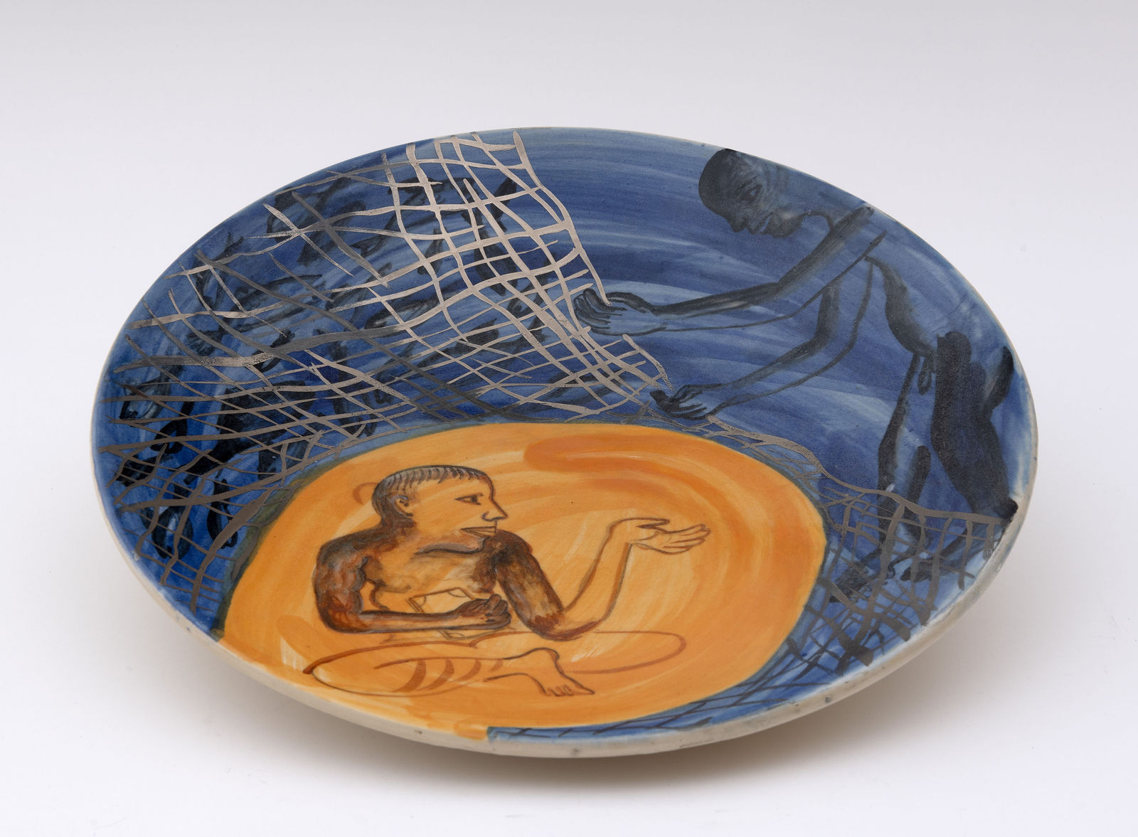 Bhupen Khakhar, Untitled (Casting the Net), Circa 1994