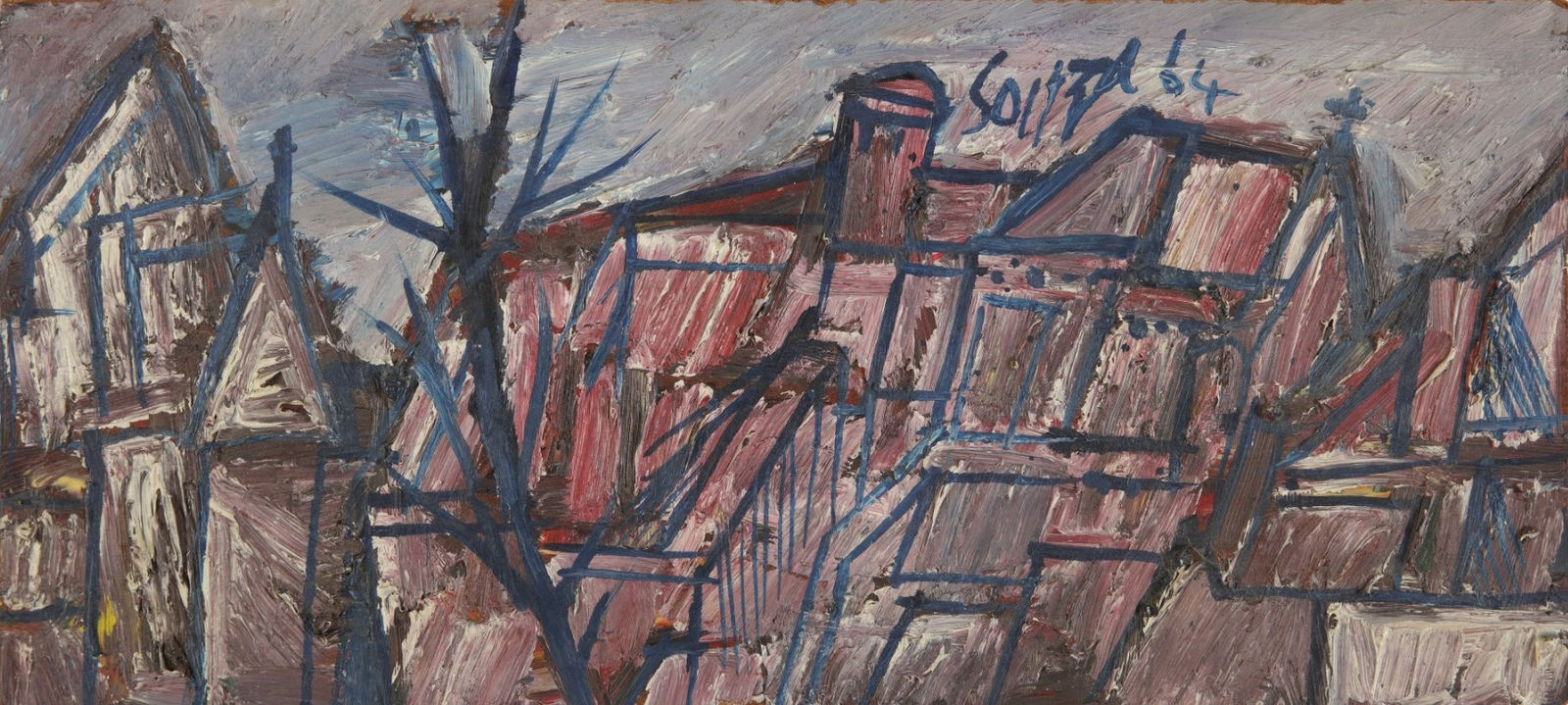 Francis Newton Souza, Belsize Park London, 1964