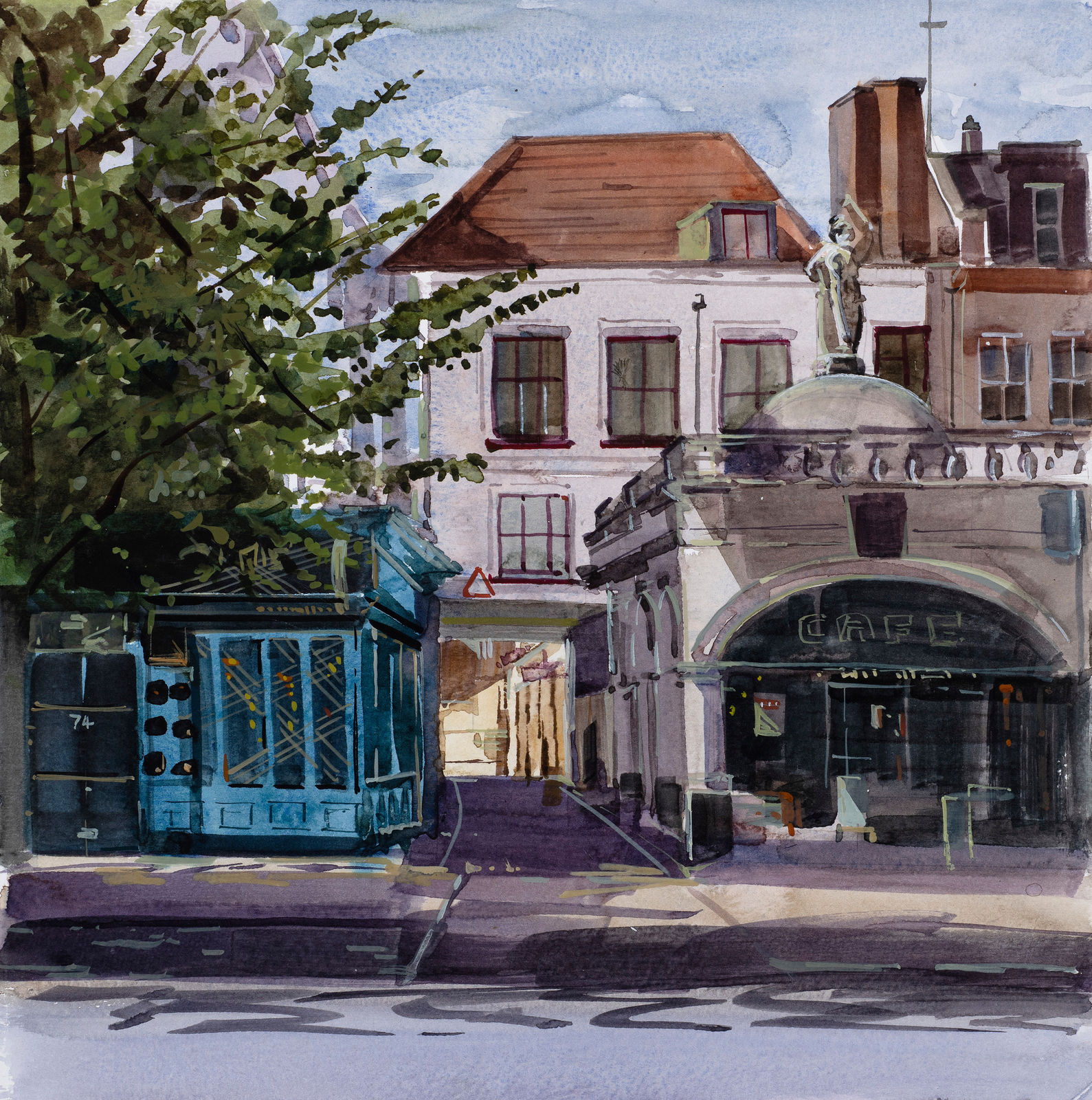 Shibu Natesan, Cafe Nero, Near Angel, London, 2022