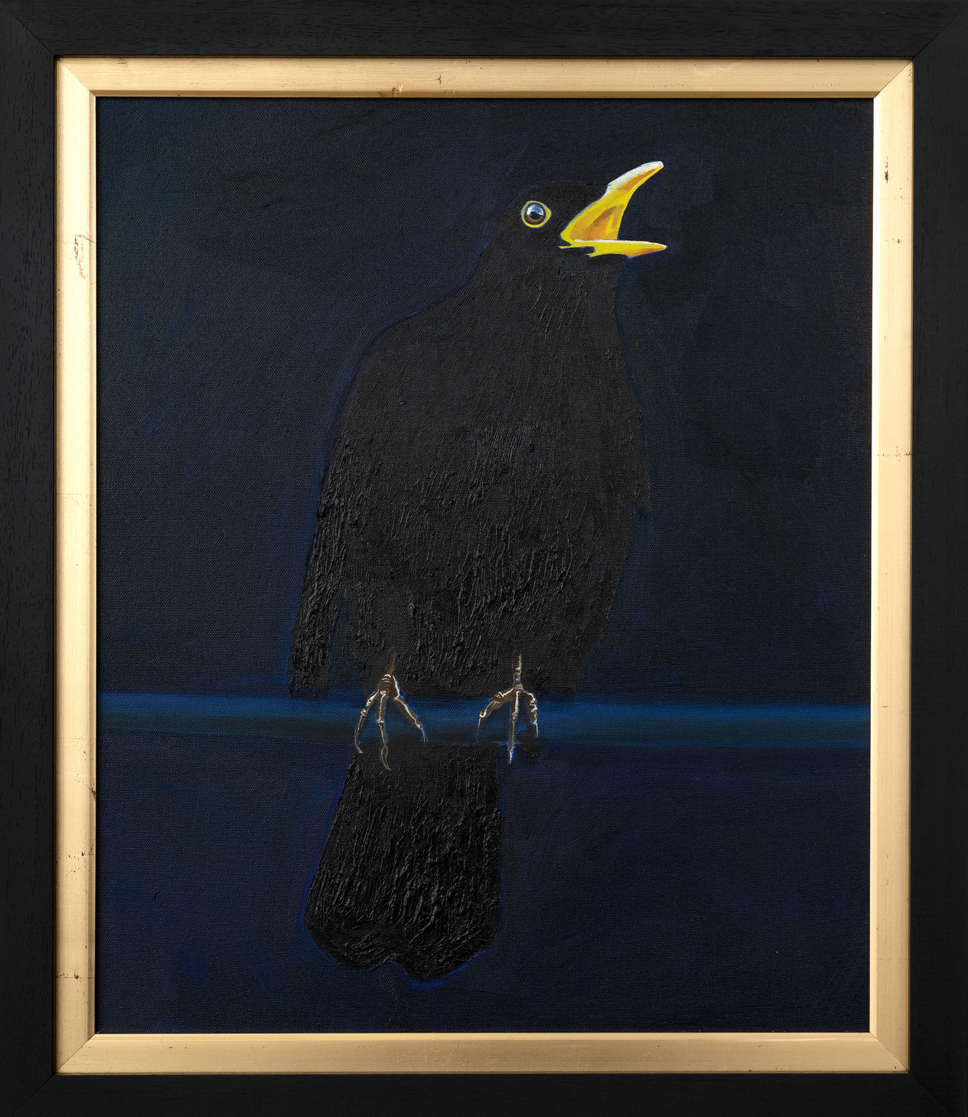 Jim Moir, Blackbird at Night I, 2022