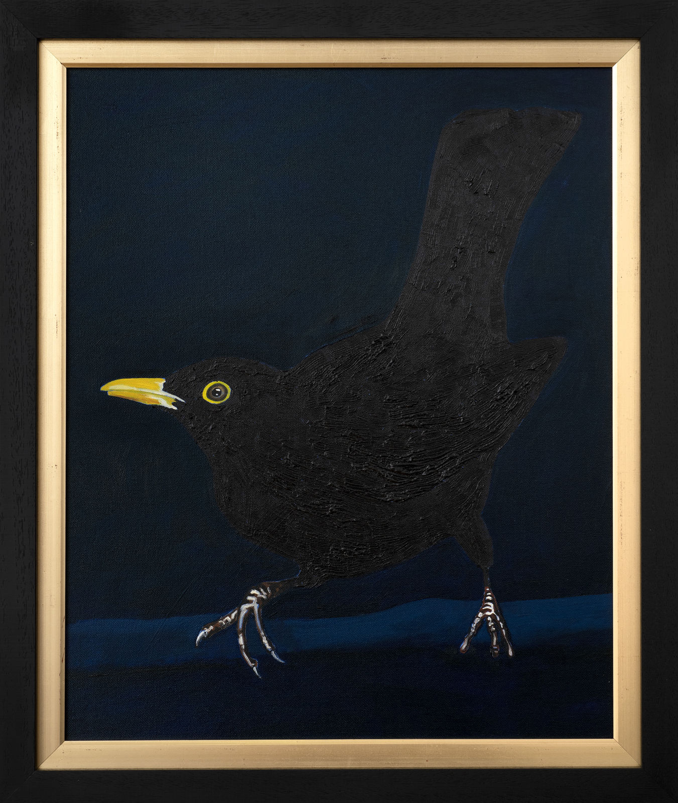 Jim Moir, Blackbird at Night II, 2022