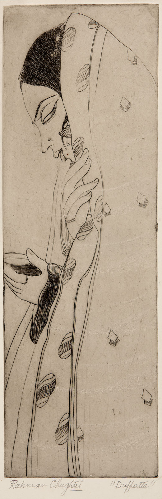 Abdur Rahman Chughtai, Dupatta