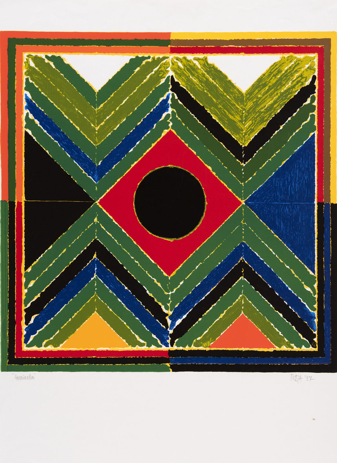 Sayed Haider Raza, Germination, 1987