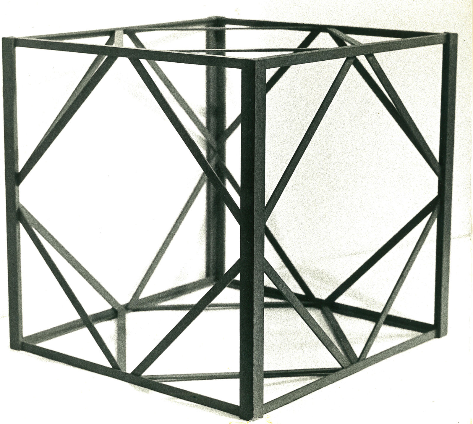 Rasheed Araeen, Blue Cube, 1968-2015