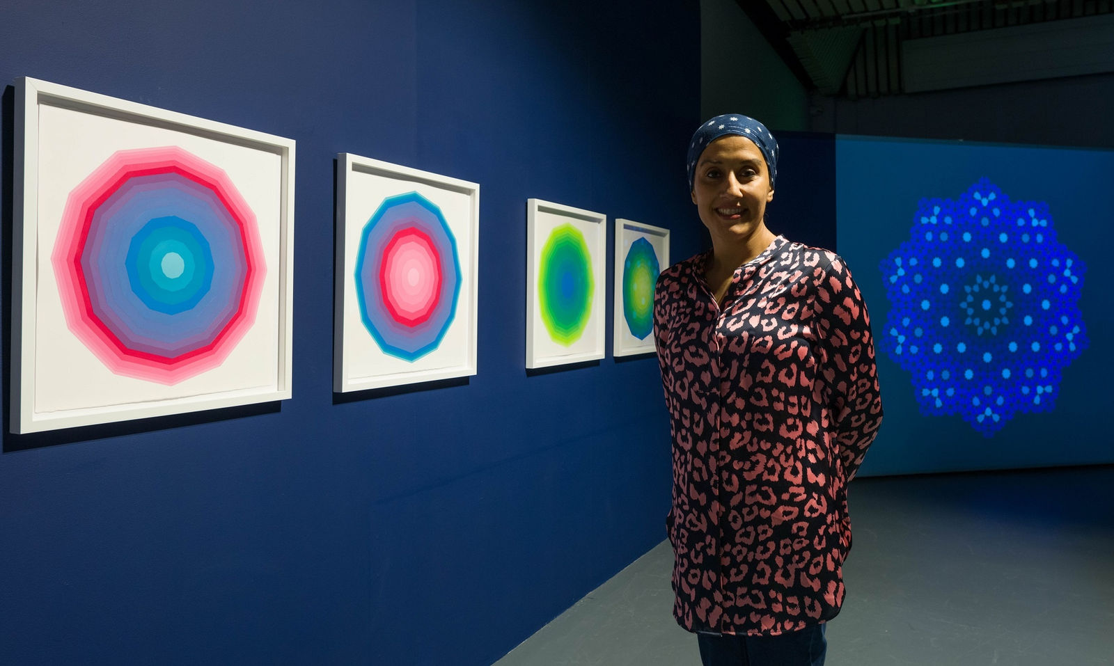 Zarah Hussain, Exhale I, 2022