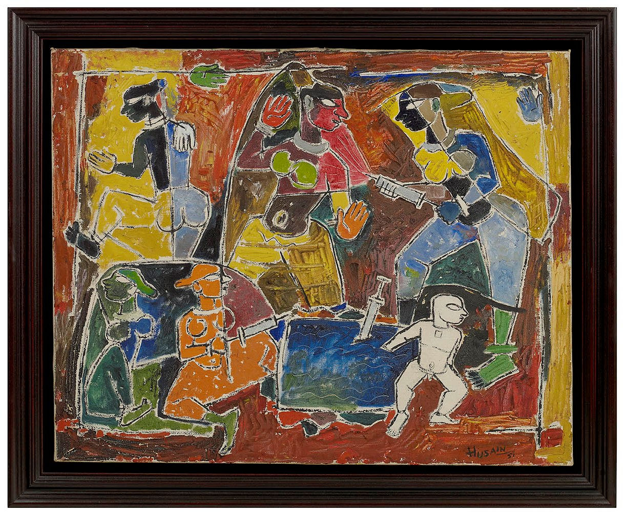 Maqbool Fida Husain, Holi, 1951