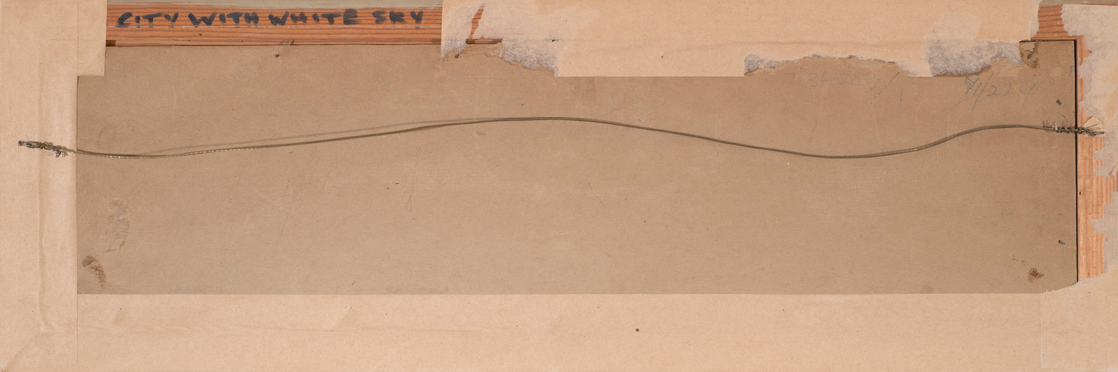 Lancelot Ribeiro, City with White Sky, 1965