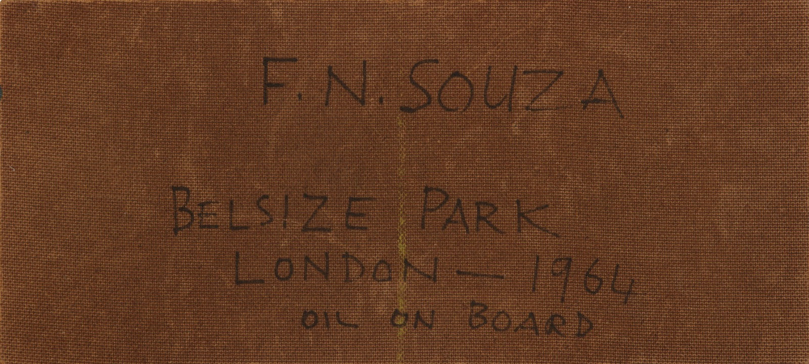 Francis Newton Souza, Belsize Park London, 1964