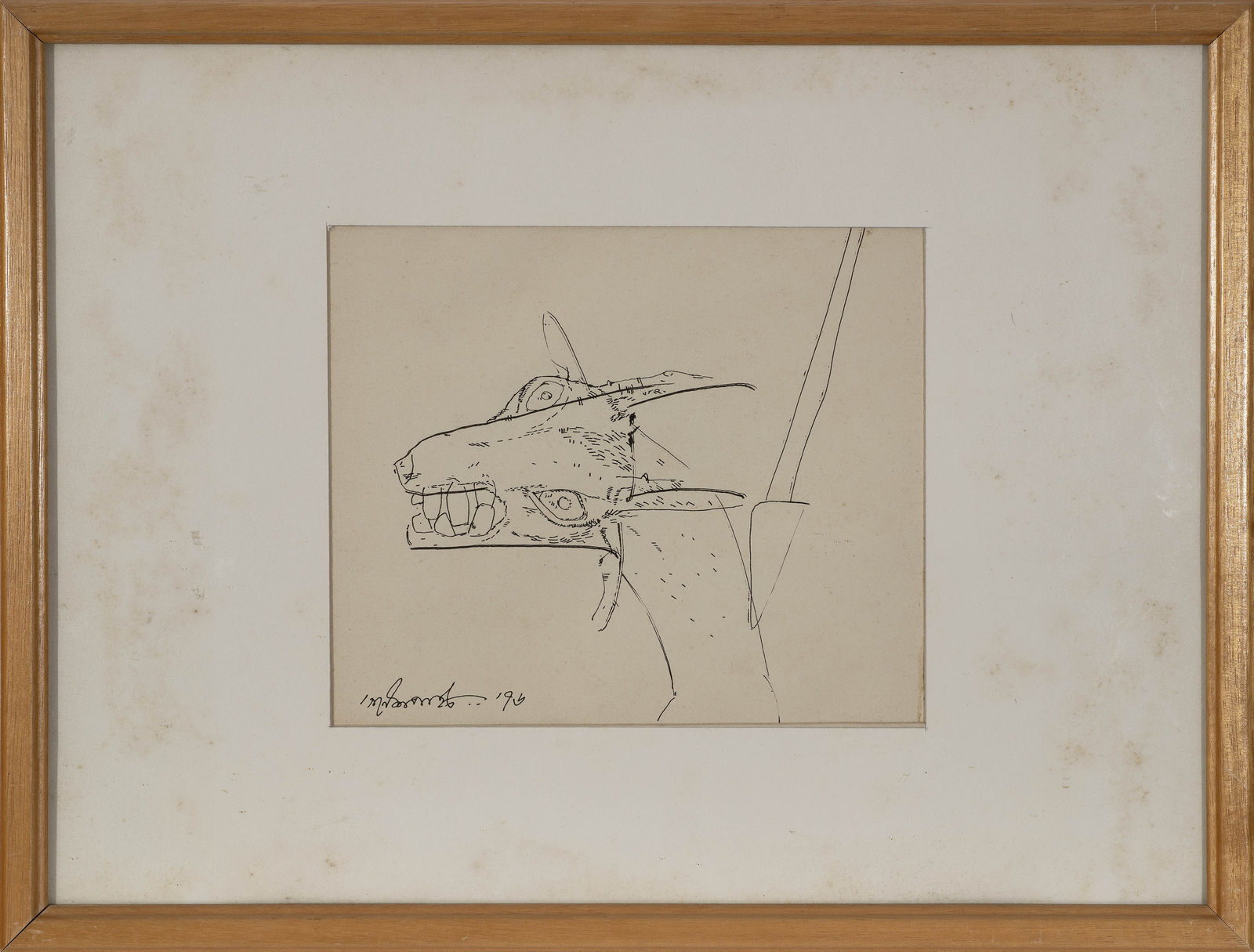 Ganesh Pyne, The Wounded Beast, 1976