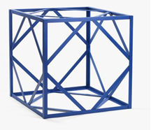Rasheed Araeen, Blue Cube, 1968-2015