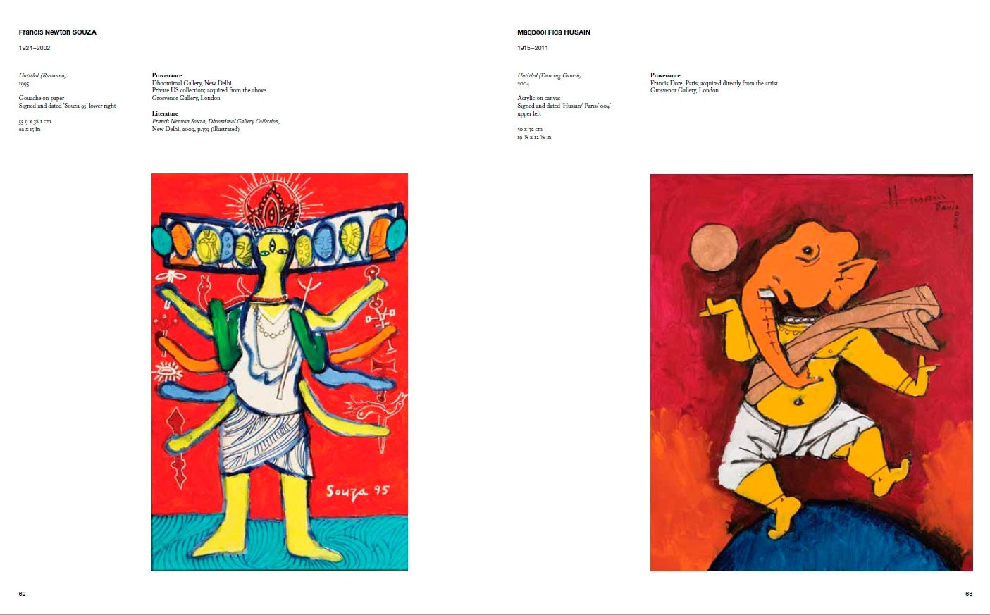 Francis Newton Souza, Ravanna, 1995