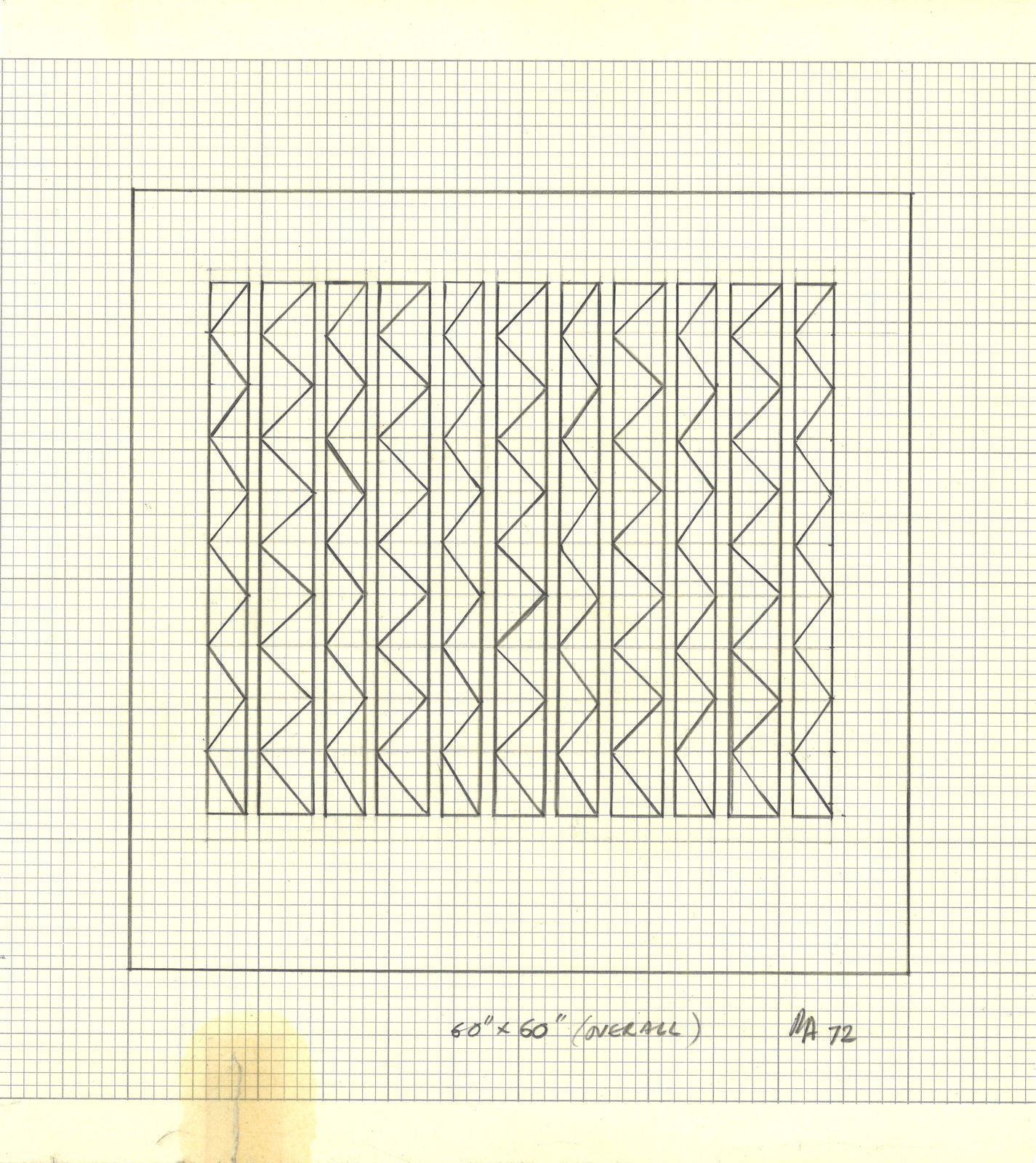 Rasheed Araeen, Untitled, 2 (Set of 4), Late 1960s - early 1970s