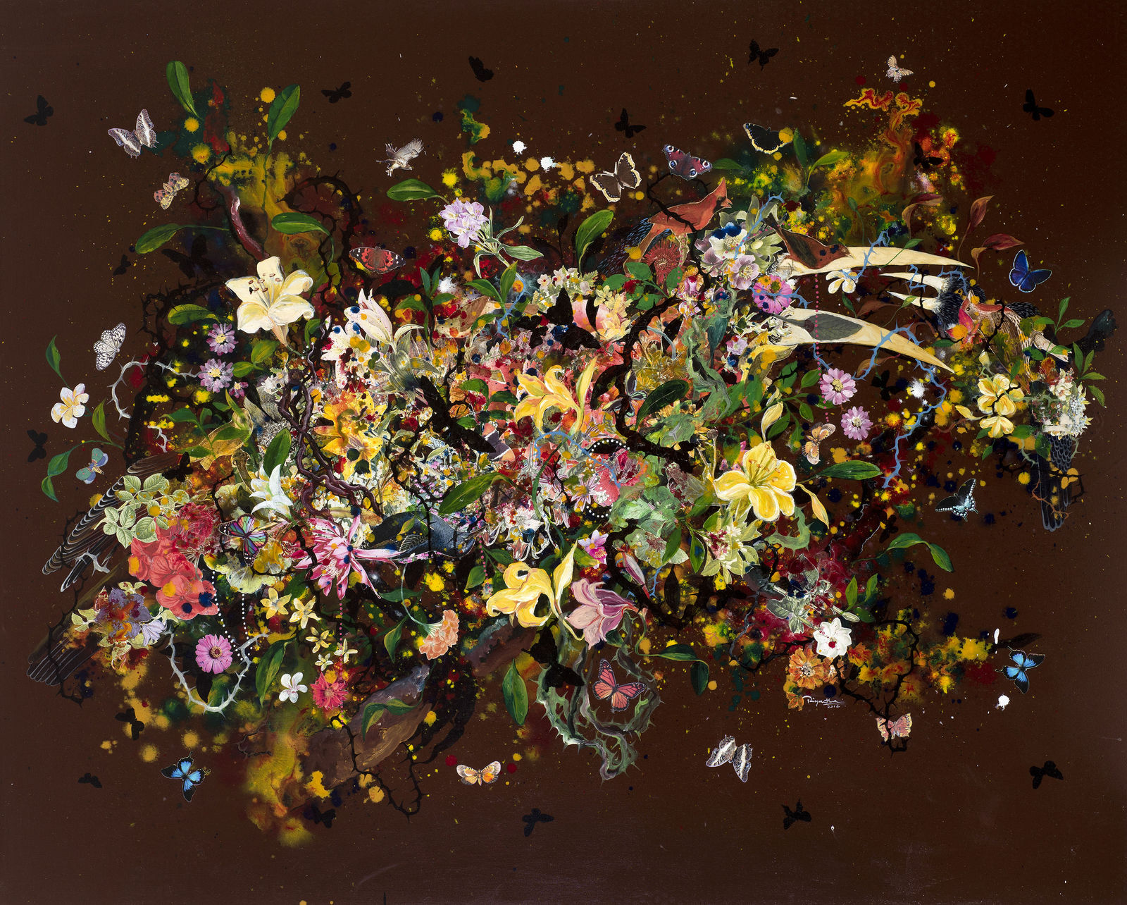 Priyantha Udagedara, Garden of Earthly Delight IV, 2016