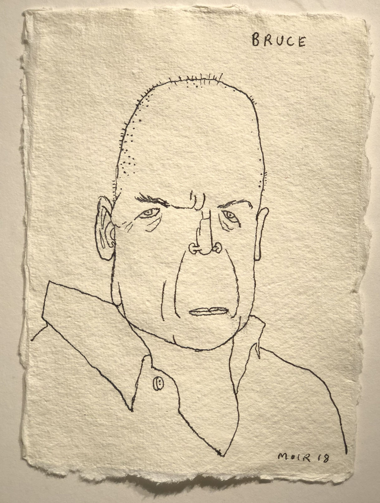 Jim Moir, Bruce Willis, 2018