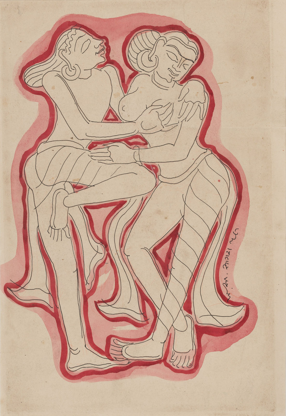Piraji Sagara, Untitled (Dancers)