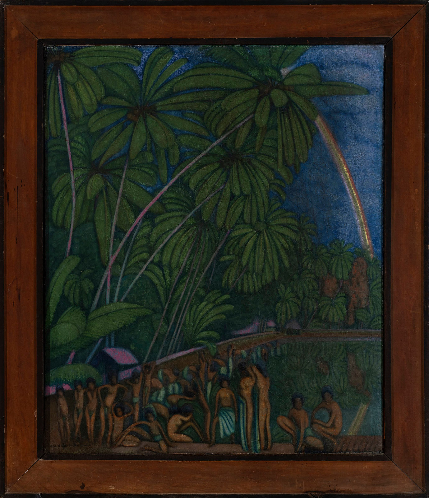 Jaroslav Hněvkovský, Untitled (Indian Scene), circa 1920