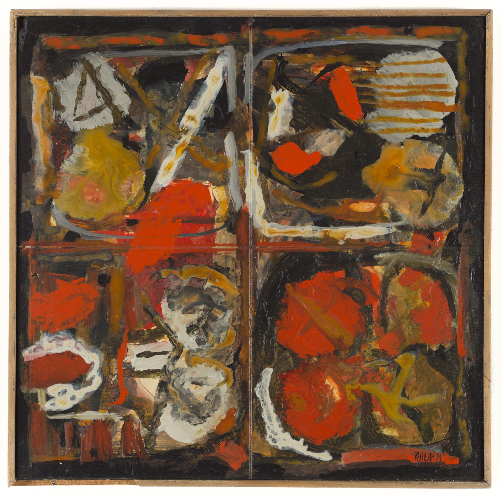 Sayed Haider Raza, Composition, 1971